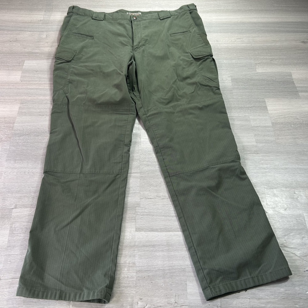 5.11 Tactical Pants Mens 44x34 Green Stryke 74369 Cargo Canvas Relaxed Workwear